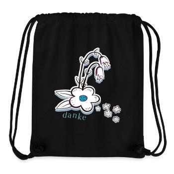 Danke - Stanley/Stella recycelter Gym Bag - Schwarz - Vorne
