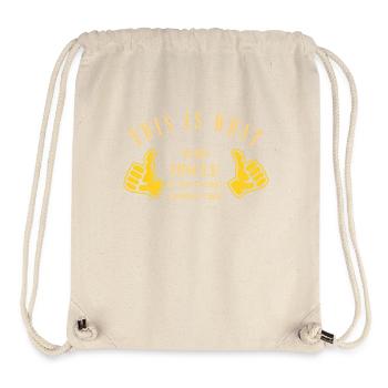 This Is What the Best Uncle Looks Like - Stanley/Stella Recycled Gym Bag - natural - Front