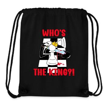 Wer ist der König Furchtlos und lustig Schach Motivation - Stanley/Stella recycelter Gym Bag - Schwarz - Vorne