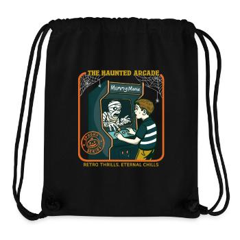 L’arcade hantée - Sac à cordon recyclé Stanley/Stella - noir - Devant