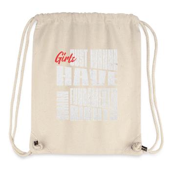 Fundamental Women's Rights Shirt - Stanley/Stella Recycled Gym Bag - natural - Front