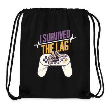 I Survived The Tag - Stanley/Stella recycelter Gym Bag - Schwarz - Vorne