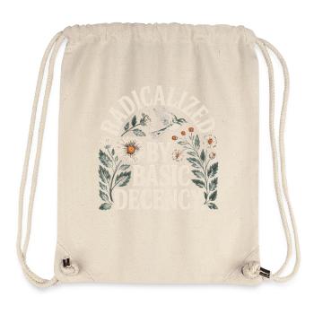Radicalized Basic Decency Shirt for Social Values - Stanley/Stella Recycled Gym Bag - natural - Front