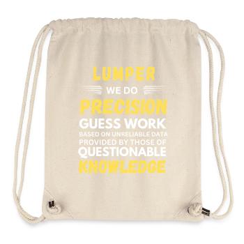 Lumper Präzision Ratewerk Lustiges Lagerhaus - Stanley/Stella recycelter Gym Bag - Naturweiß - Vorne