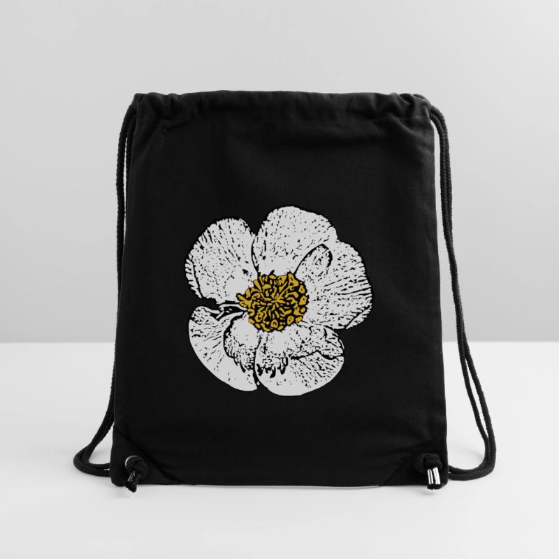 Blume weiß weiße Blumen Geschenk Muttertag Mutter Stanley/Stella recycelter Gym Bag