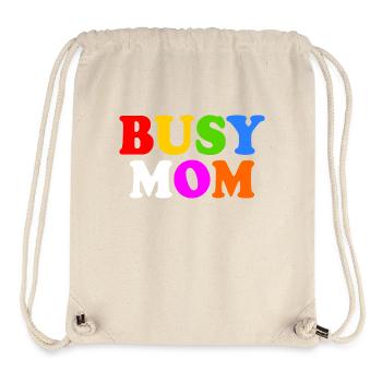 Busy mom - Stanley/Stella Recycled Gym Bag - natural - Front