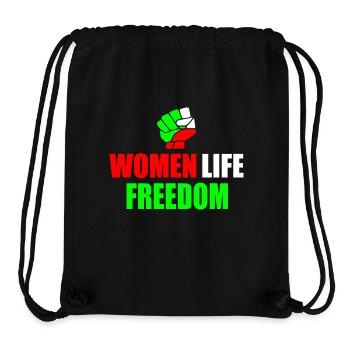 Women life freedom iran - Stanley/Stella Recycled Gym Bag - black - Front