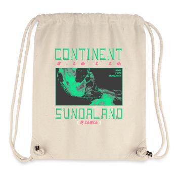 Alte Karte Kontinent Sundanesische Grafik - Stanley/Stella recycelter Gym Bag - Naturweiß - Vorne