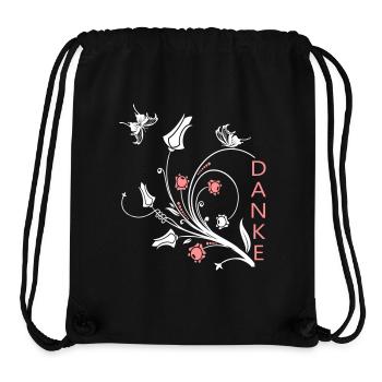 Thank you - Stanley/Stella Recycled Gym Bag - black - Front