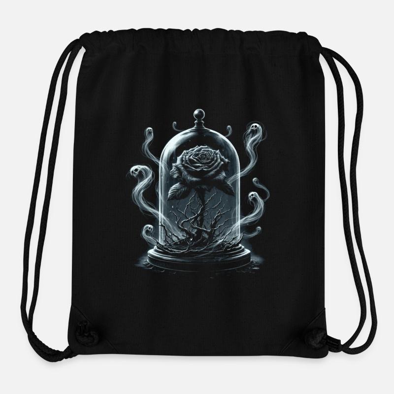 Gotische Schwarze Rose Dark Fantasy - Stanley/Stella recycelter Gym Bag - Schwarz