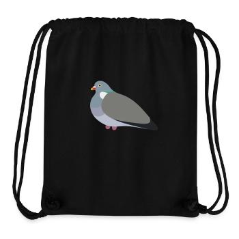 Wood Pigeon Friend - Stanley/Stella recycelter Gym Bag - Schwarz - Vorne