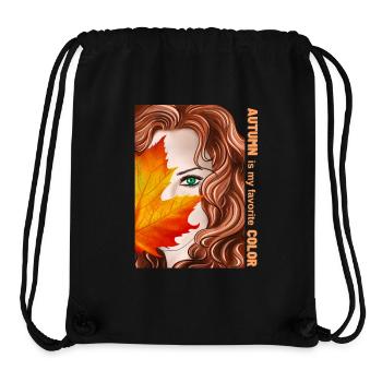Autumn is my favorite color - Stanley/Stella recycelter Gym Bag - Schwarz - Vorne