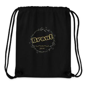 Braut - Stanley/Stella recycelter Gym Bag - Schwarz - Vorne