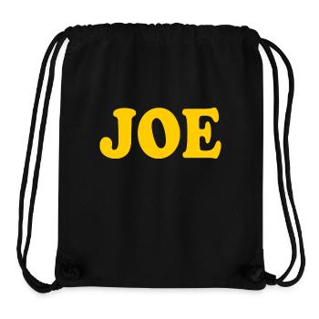 Joe - Stanley/Stella recycelter Gym Bag - Schwarz - Vorne