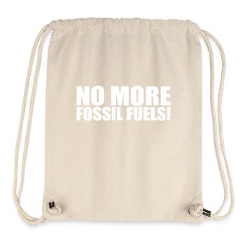 No more fossil fuels - Stanley/Stella Recycled Gym Bag - natural - Front