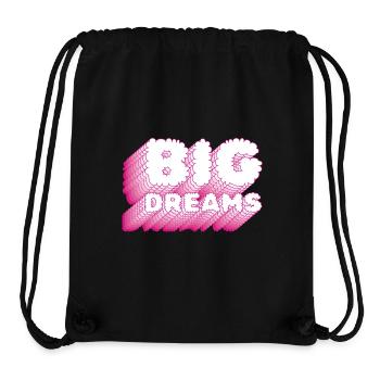 BIG DREAMS - Stanley/Stella recycelter Gym Bag - Schwarz - Vorne
