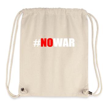 No war - Stanley/Stella Recycled Gym Bag - natural - Front