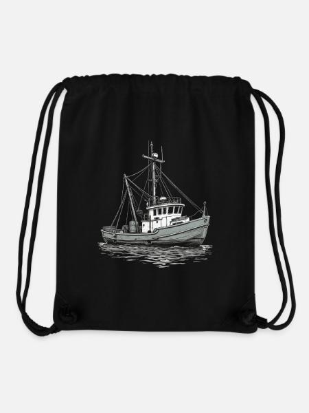 Fischkutter - Stanley/Stella recycelter Gym Bag - Schwarz