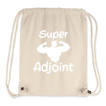 Super adjoint - Sac à cordon recyclé Stanley/Stella - blanc naturel - Devant