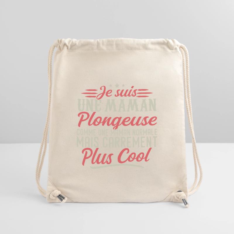 Ich bin eine tauchende Mutter, ausgesprochen cool Stanley/Stella recycelter Gym Bag
