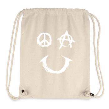 Pace Anarchy Smiley - Stanley/Stella Recycled Gym Bag - natural - Front