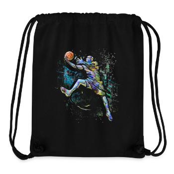 Basketballer - Basketball - BBall - Basket Ball - Stanley/Stella recycelter Gym Bag - Schwarz - Vorne