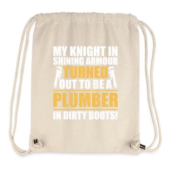 Humorous declaration of love for craftsmen - Stanley/Stella Recycled Gym Bag - natural - Front