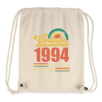 Millésime 1994 édition limitée - 1994 Cadeau d’anniversaire - Sac à cordon recyclé Stanley/Stella - blanc naturel - Devant
