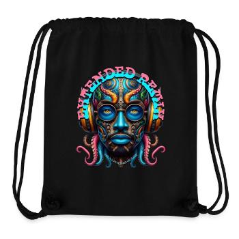 EXTENDED REMIX - Cool Dude with Headphones! - Stanley/Stella Recycled Gym Bag - black - Front