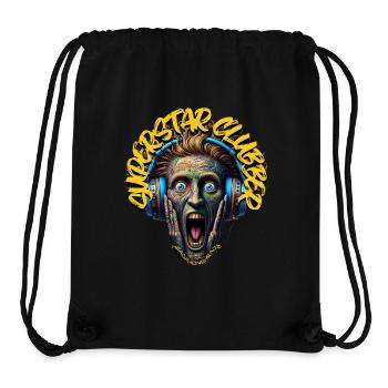 SUPERSTAR CLUBBER - Crazy Dude with Headphones! - Stanley/Stella Recycled Gym Bag - black - Front
