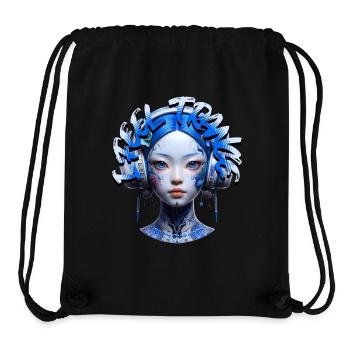 I FEEL TRANCE - Cool Human with Headphones! - Stanley/Stella Recycled Gym Bag - black - Front