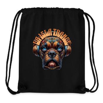 LA ISLA TRANCE – Cute Boxer Dog with Headphones! - Stanley/Stella Recycled Gym Bag - black - Front