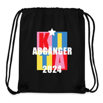 Kita Abgänger 2024 - Stanley/Stella recycelter Gym Bag - Schwarz - Vorne