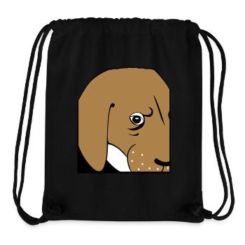 Hund - Stanley/Stella recycelter Gym Bag - Schwarz - Vorne