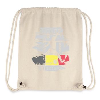 Fußball Belgien Torschuss Spieler Illustration - Stanley/Stella recycelter Gym Bag - Naturweiß - Vorne