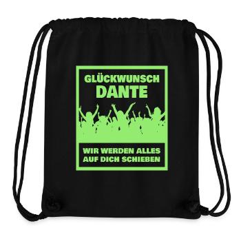 Vorname Dante - Stanley/Stella recycelter Gym Bag - Schwarz - Vorne