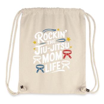 Power Saying for Jiu-Jitsu Moms - Stanley/Stella Recycled Gym Bag - natural - Front
