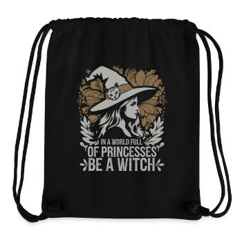 Sorcière drôle pour les femmes - Sac à cordon recyclé Stanley/Stella - noir - Devant