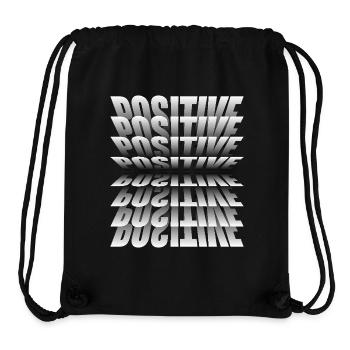 Positiv - Stanley/Stella recycelter Gym Bag - Schwarz - Vorne