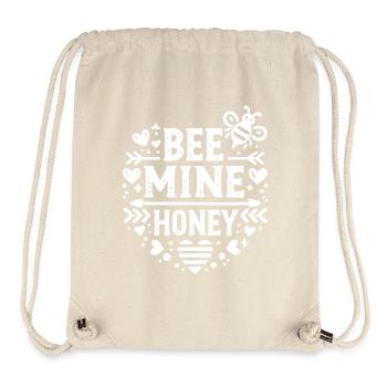 bee mine honey white - Stanley/Stella Recycled Gym Bag - natural - Front