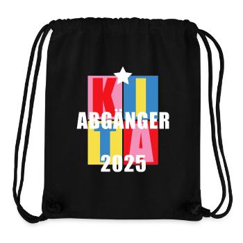 Kita Abgänger 2025 - Stanley/Stella recycelter Gym Bag - Schwarz - Vorne