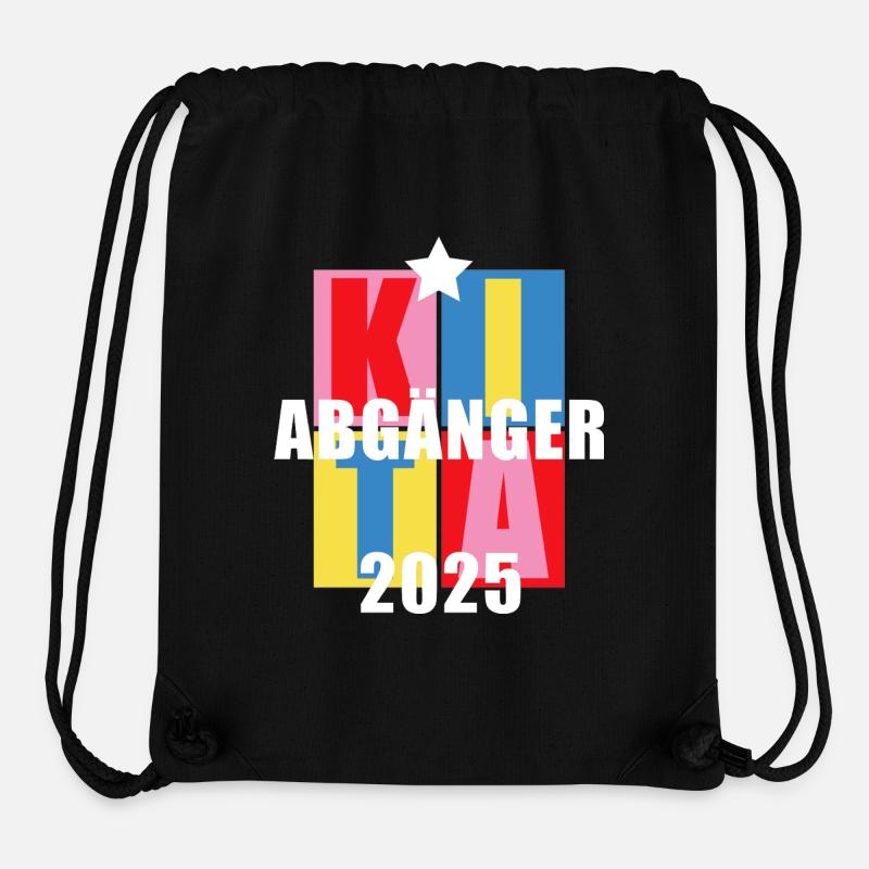 Kita Abgänger 2025 - Stanley/Stella recycelter Gym Bag - Schwarz