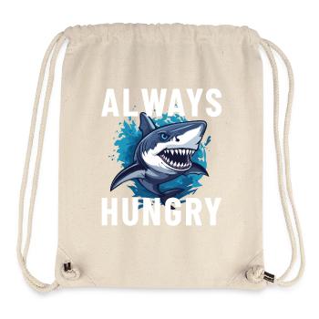 Always hungry shark - Stanley/Stella Recycled Gym Bag - natural - Front