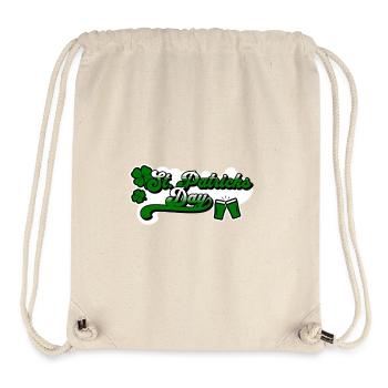 St. Patrick's Day: Drink, Dance, Celebrate - Stanley/Stella Recycled Gym Bag - natural - Front