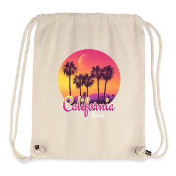 Cali Vibes uniquement - Sac à cordon recyclé Stanley/Stella - blanc naturel - Devant