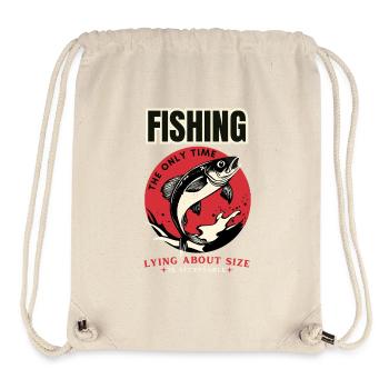 Big Fish Hunter - Adventure, Nature, Gift - Stanley/Stella Recycled Gym Bag - natural - Front
