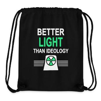 Lieber Licht als Ideologie - Ja zu Atomkraft - Stanley/Stella recycelter Gym Bag - Schwarz - Vorne