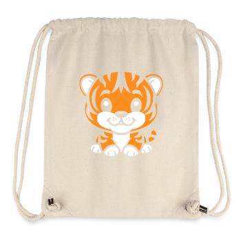 Tigre - Sac à cordon recyclé Stanley/Stella - blanc naturel - Devant