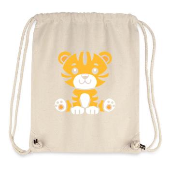 Tigre - Sac à cordon recyclé Stanley/Stella - blanc naturel - Devant