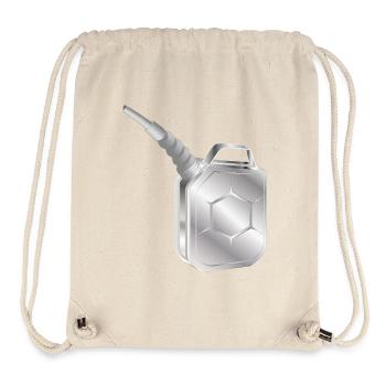 Fuel canister with filler neck – Metallic look - Stanley/Stella Recycled Gym Bag - natural - Front